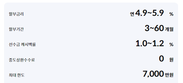 삼성카드 다이렉트 오토 신차 카드할